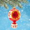 Huras Family 7.0 Inch Yuletide Charm Christmas Tree Ornament , Christmas Decor Classic Merry & Bright Drop Reflector